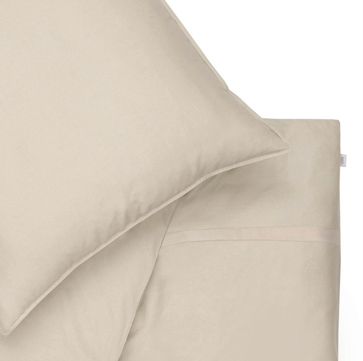 WENDEBETTWÄSCHE SW-PURE Satin 200/200 cm  - Sandfarben/Beige, Basics, Textil (200/200cm) - Schöner Wohnen