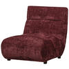SESSEL in Chenille Aubergine  - Aubergine/Schwarz, Design, Kunststoff/Textil (75/82/96cm) - Livetastic
