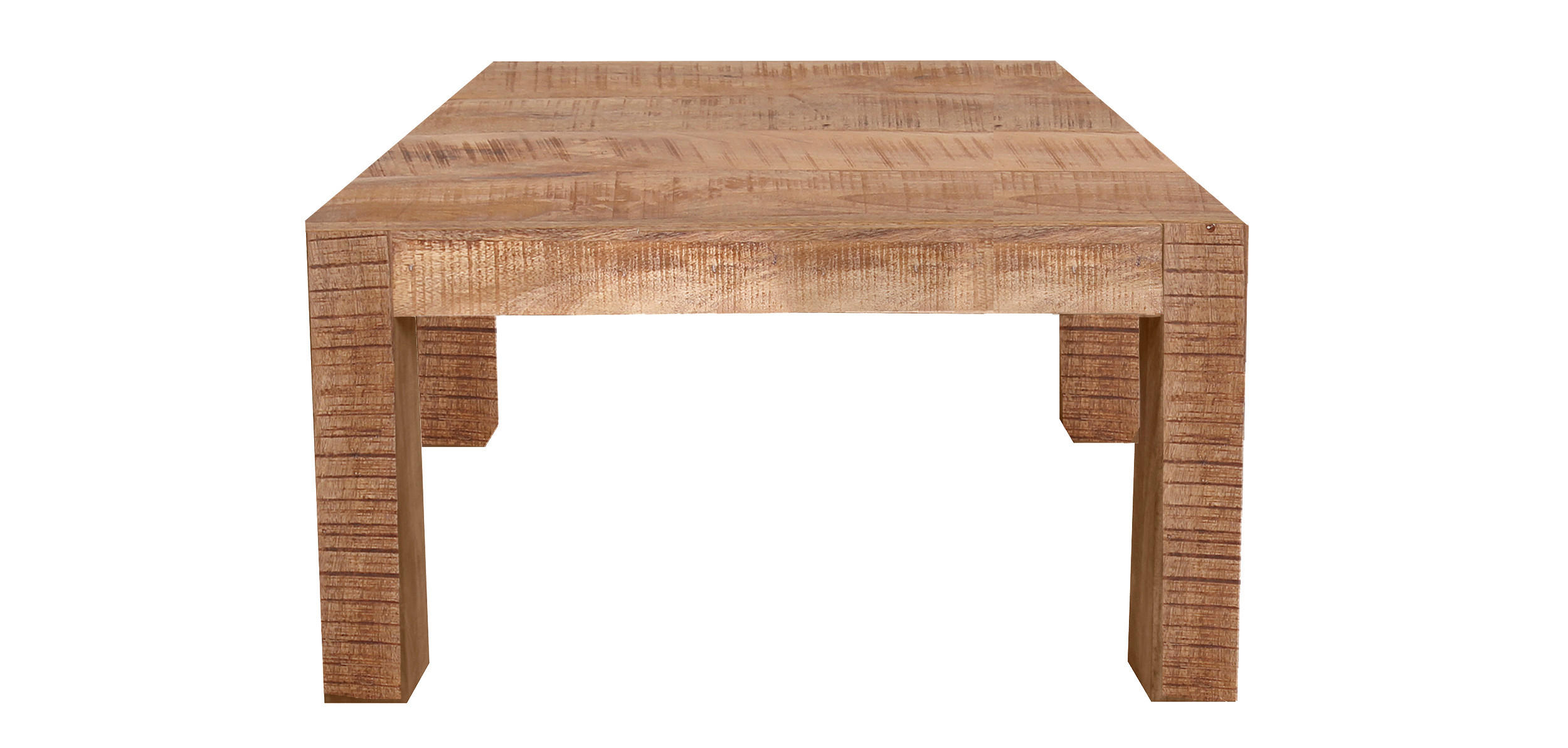 COUCHTISCH Mangoholz massiv 60/60/40 cm quadratisch Naturfarben  - Naturfarben, Design, Holz (60/60/40cm) - Livetastic