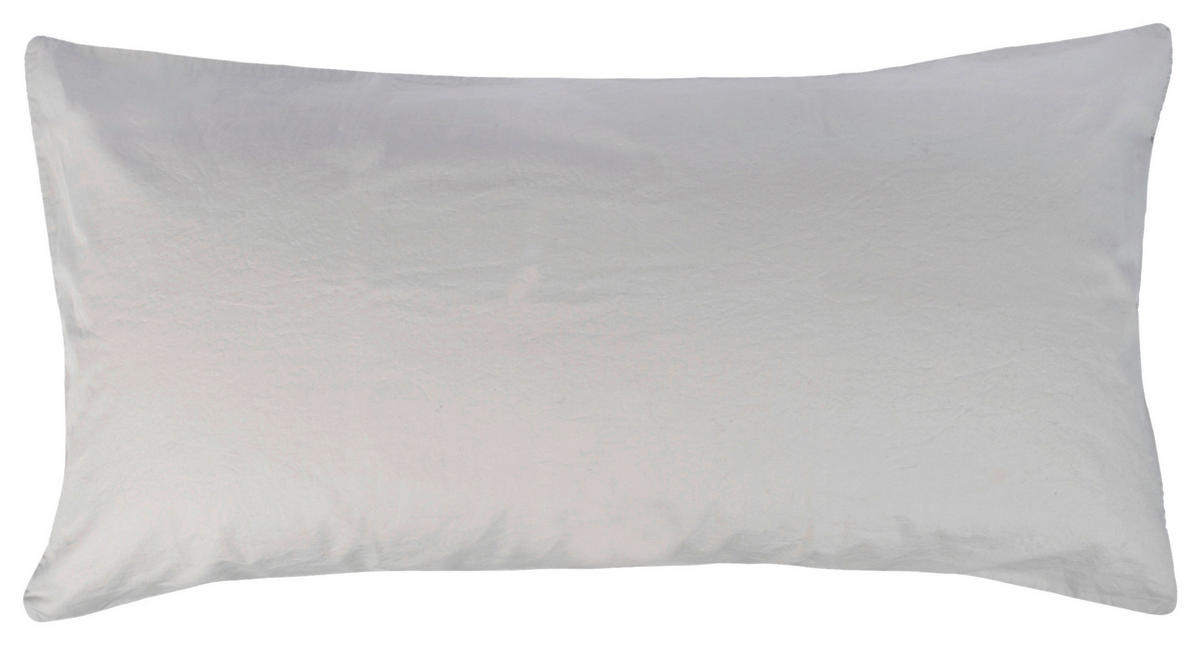 KISSENBEZUG EASY 40/80 cm  - Hellgrau, Basics, Naturmaterialien/Textil (40/80cm) - Zoeppritz