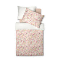 POSTEĽNÁ BIELIZEŇ, makosatén, ružová, svetložltá, svetloružová, jadeitovozelená, 140/200 cm  - jadeitovozelená/ružová, Romantik / Landhaus, textil (140/200cm) - Fleuresse