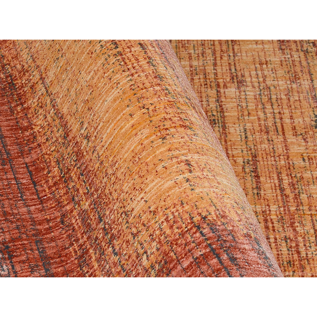 Thumbnail - Musterring Webteppich, Orange, Textil, Abstraktes, rechteckig, 65x130 cm, für Fußbodenheizung geeignet, Teppiche & Böden...
