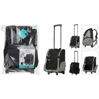 HAUSTIER-TRANSPORTTASCHE - Schwarz/Grau, Basics, Textil/Metall (51/35/32cm)