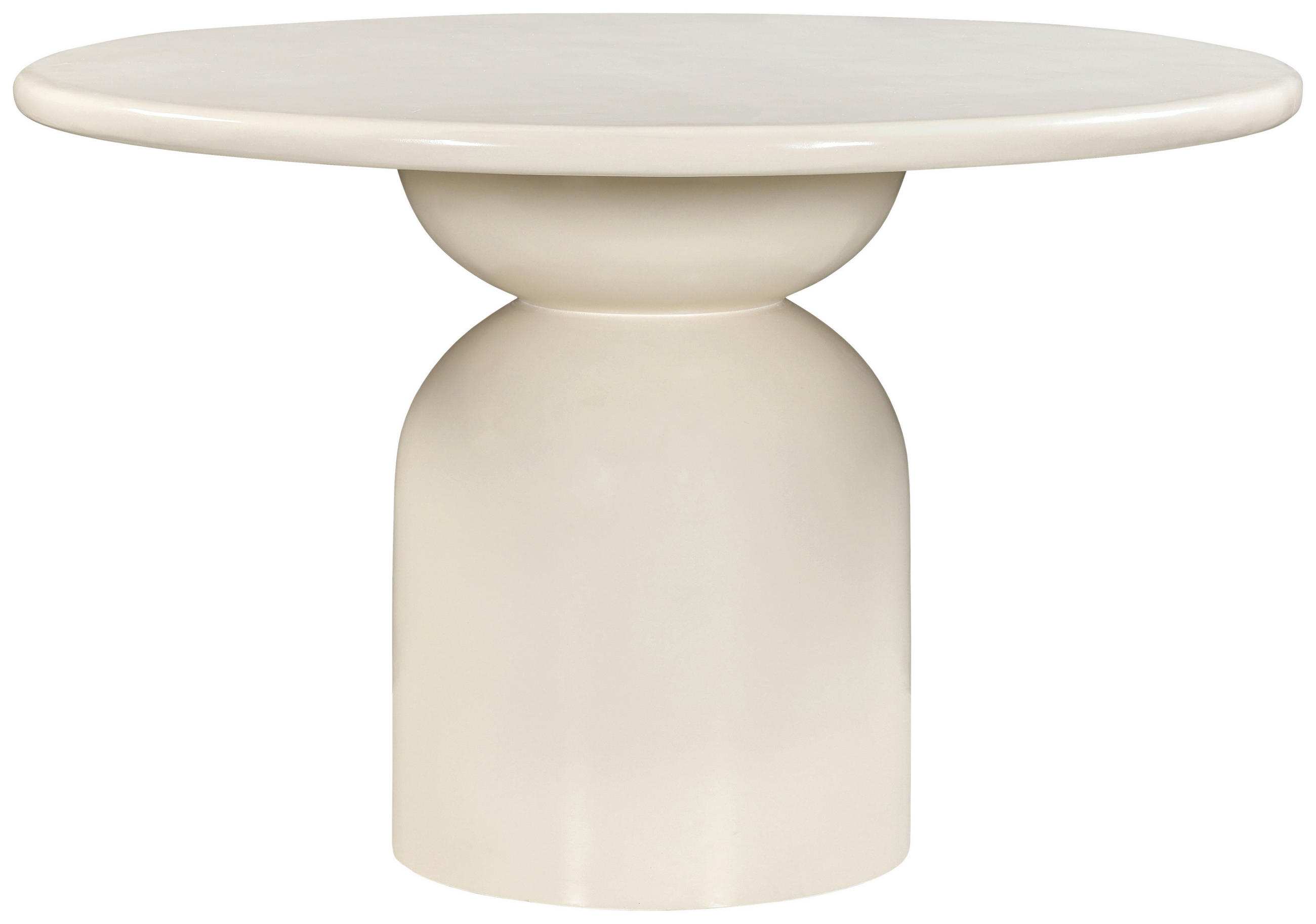 P & B JÍDELNÍ STŮL, bílá, 120/120/76 cm