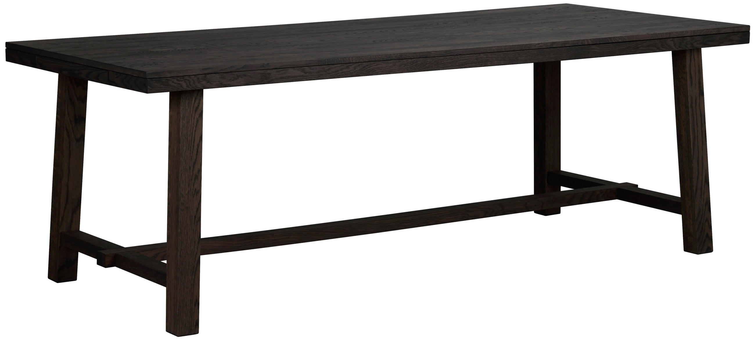 MATBORD i trä 220/95/76 cm   - mörkbrun, Klassisk, trä (220/95/76cm) - Rowico