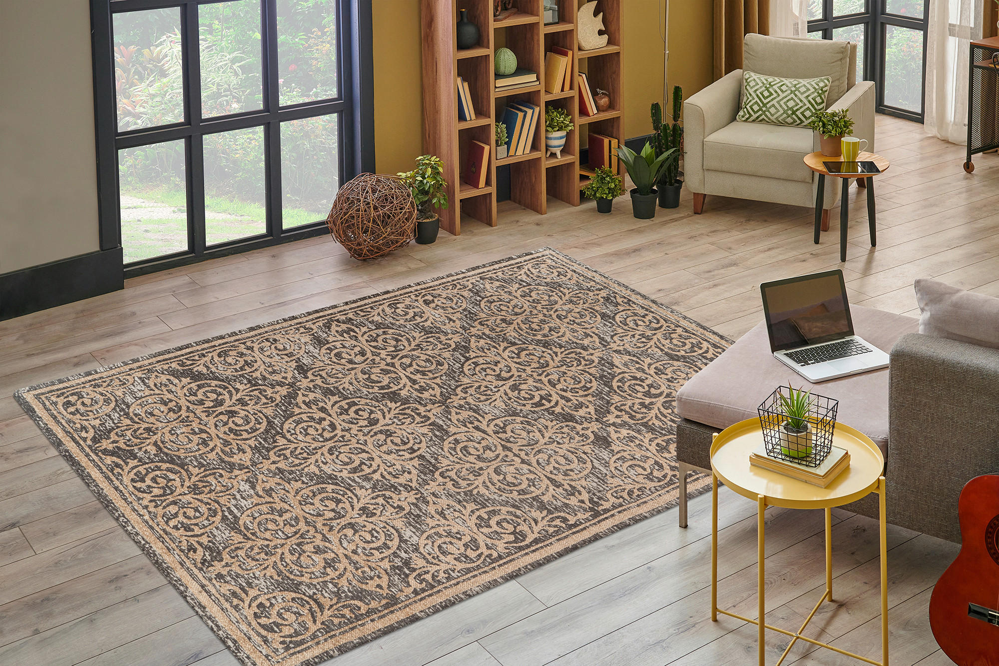 TEPPICH 160/230 cm Davis 125 Beige  - Beige, KONVENTIONELL, Textil (160/230cm)