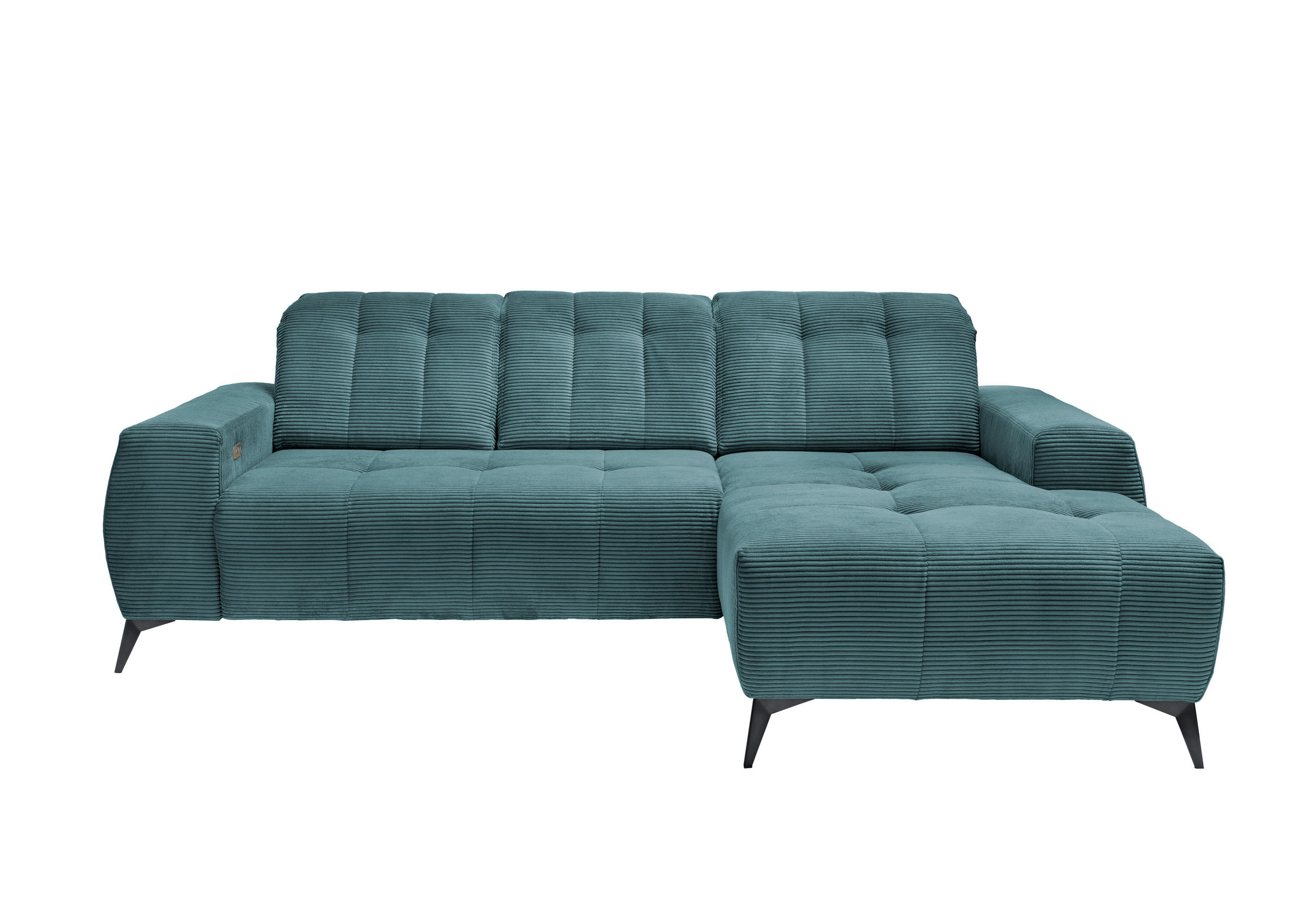Livetastic Ecksofa Petrol 258x180 cm
