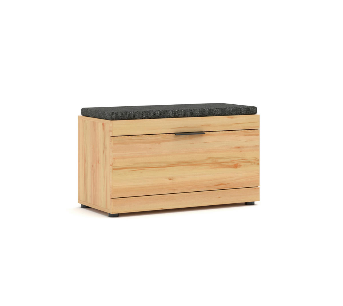 LAVICA DO PREDSIENE, 80/49/40 cm - čierna/farba buka, Konventionell, kompozitné drevo/textil (80/49/40cm) - Cantus