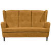 KÜCHENSOFA in Textil Gelb  - Gelb/Schwarz, Konventionell, Holz/Textil (176/103/98cm) - MID.YOU