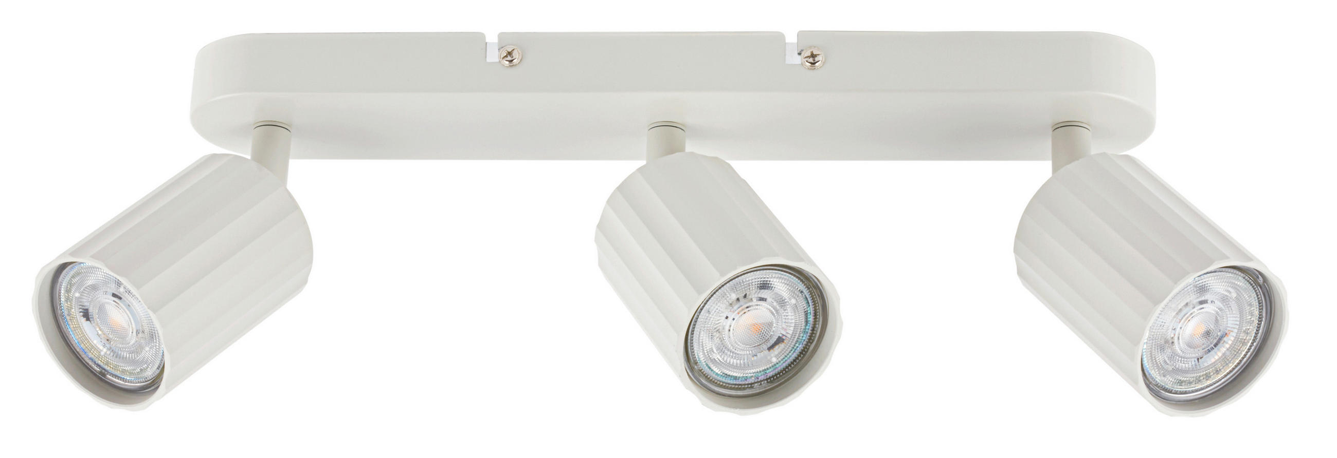 STRAHLER 32,5/8,5/8,5 cm   - Weiß, Design, Kunststoff/Metall (32,5/8,5/8,5cm) - Briloner