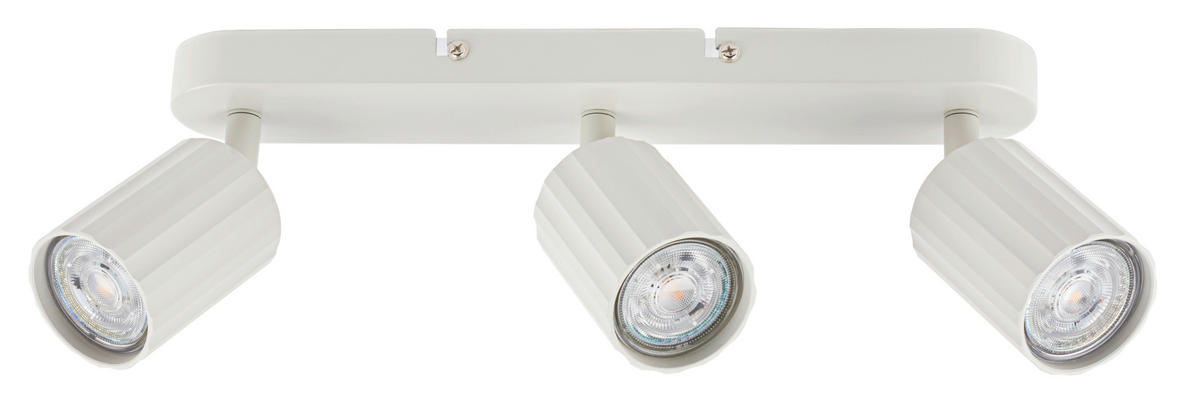 STRAHLER 32,5/8,5/8,5 cm   - Weiß, Design, Kunststoff/Metall (32,5/8,5/8,5cm) - Briloner