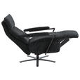 RELAXSESSEL in Textil Graphitfarben  - Schwarz/Graphitfarben, Design, Textil/Metall (68/117/85cm) - Cantus