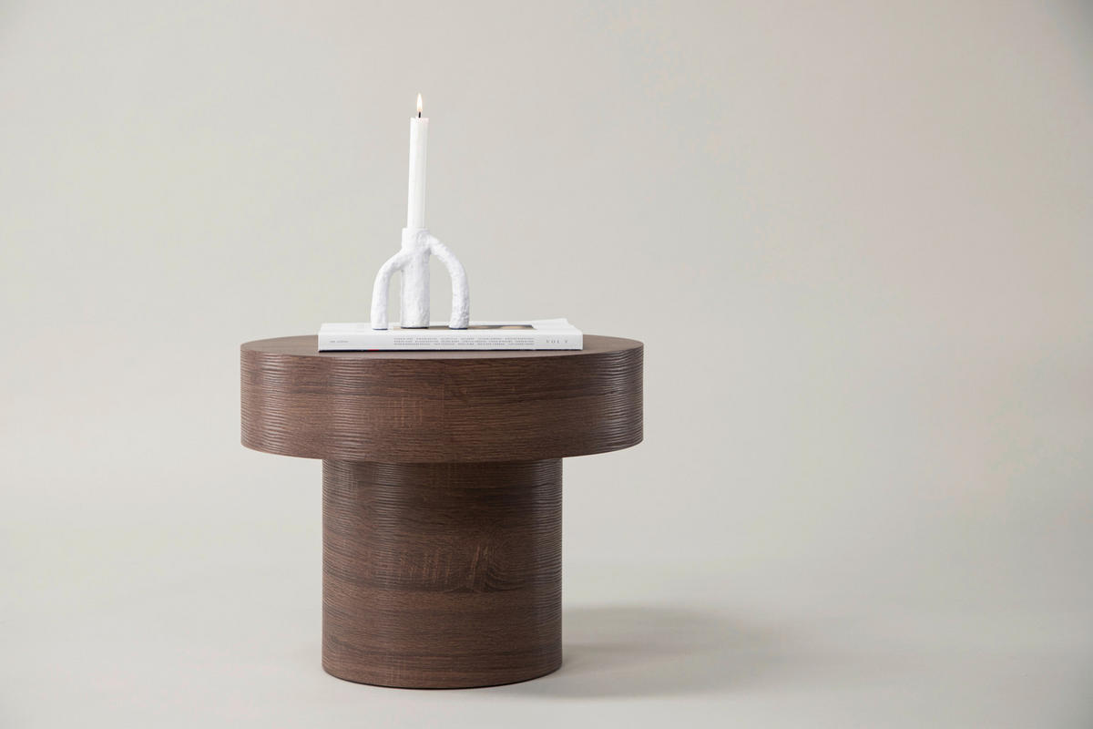 BEISTELLTISCH in Holzwerkstoff 50/50/40 cm  - Braun, Design, Holzwerkstoff (50/50/40cm) - Livetastic