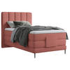 BOXSPRINGBETT 100/200 cm  in Rosa  - Schwarz/Rosa, Natur, Textil/Metall (100/200cm) - Esposa