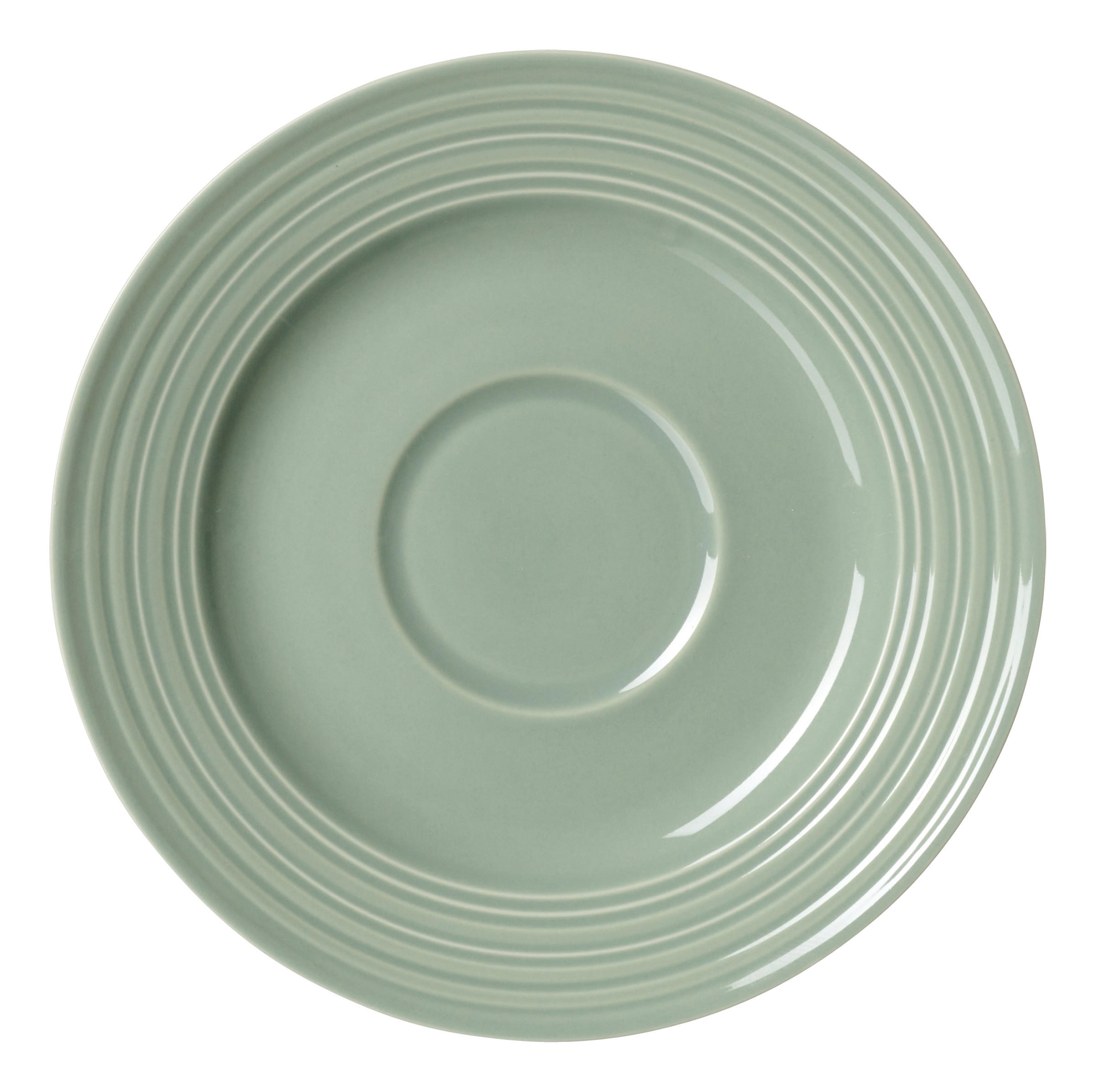 UNTERTASSE Levi grün  - Grün, KONVENTIONELL, Keramik (15,5/2cm) - Ritzenhoff Breker