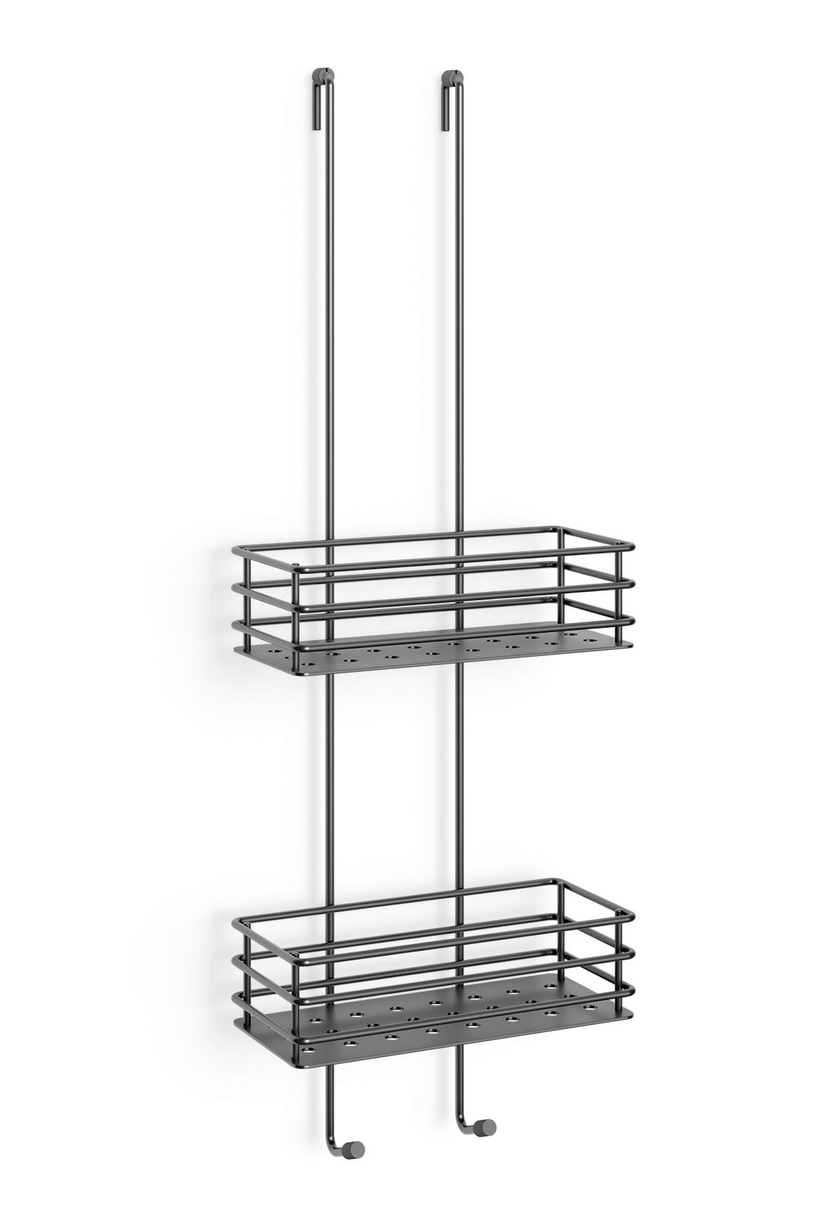DUSCHKORB - Schwarz, Basics, Metall (25,5/74/14,3cm) - Zack