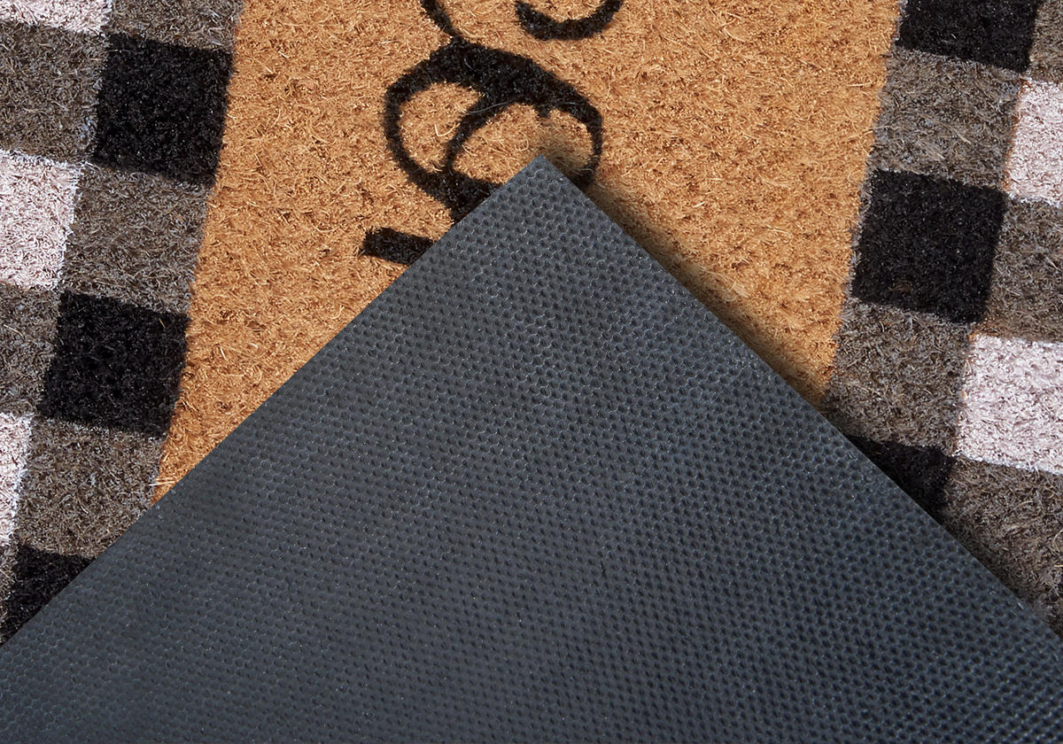 KOKOSMATTE  45/70 cm  Schwarz, Weiß, Hellbraun  - Hellbraun/Schwarz, Basics, Naturmaterialien/Kunststoff (45/70cm)