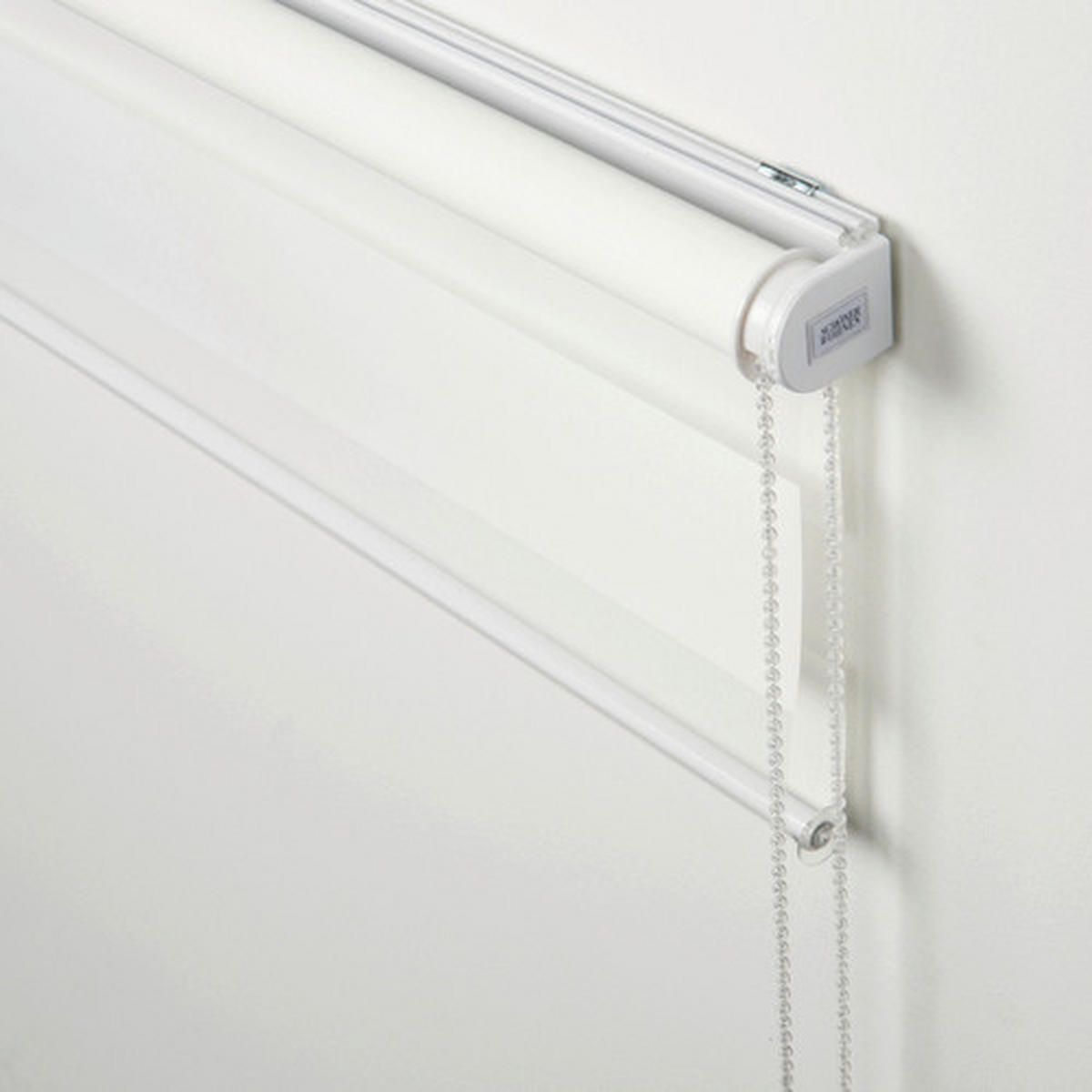 DUBBEL RULLGARDIN 80/210 cm  - vit, Basics, textil (80/210cm) - Schöner Wohnen