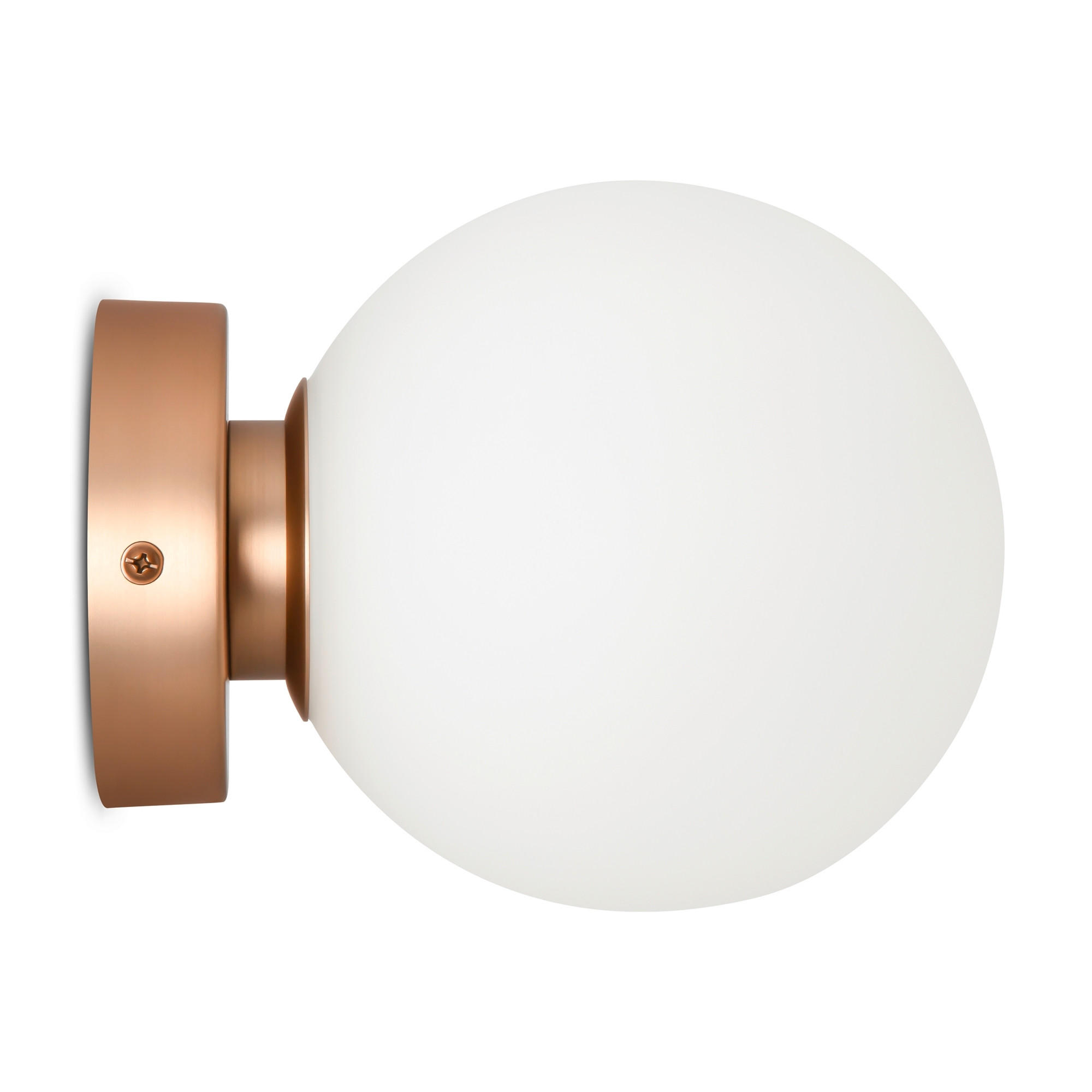 WANDLEUCHTE Modern 15/18 cm   - Goldfarben/Weiß, Trend, Glas/Metall (15/18cm) - MAYTONI