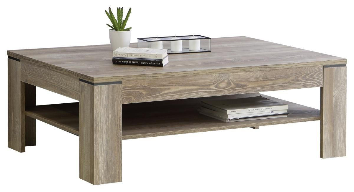 COUCHTISCH 120/75/43 cm Kieferfarben, Dunkelgrau  - Dunkelgrau/Kieferfarben, Trend, Holzwerkstoff (120/75/43cm) - Carryhome
