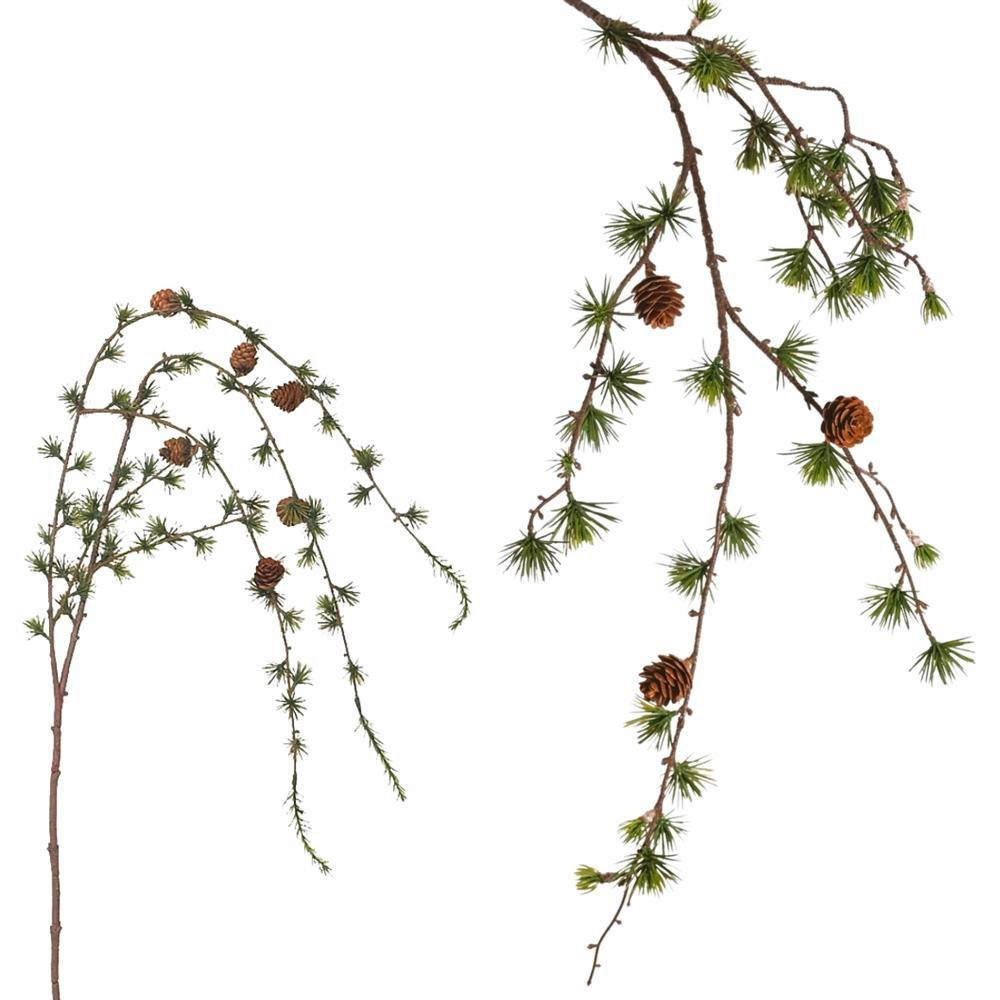 VEŠTAČKI CVET - zelena/braon, Osnovno, plastika (12/118/12cm)