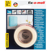 MONTAGEBAND - Weiß, Basics, Kunststoff (1,9/150cm) - Homeware