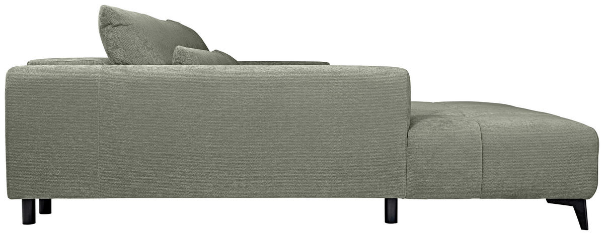 HÖRNSOFFA i chenille mintgrön  - mintgrön/svart, Klassisk, textil/plast (222/279cm) - MID.YOU