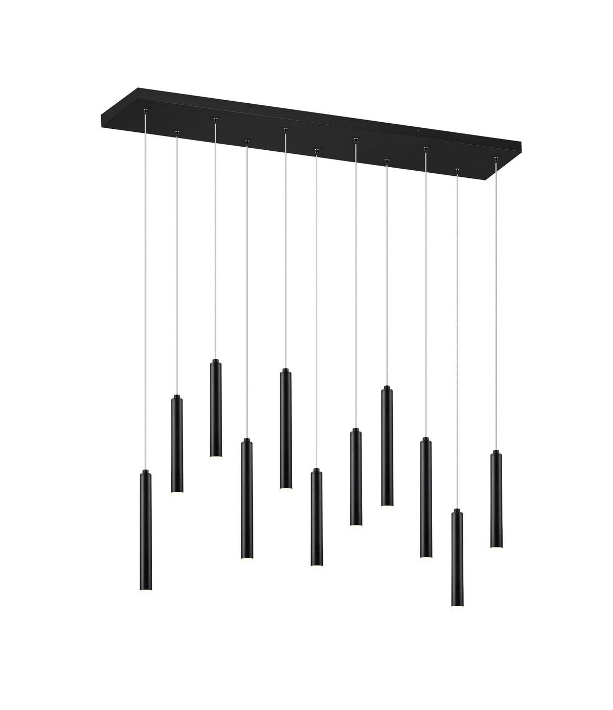 ZÁVĚSNÉ LED SVÍTIDLO, 115/15/150 cm  - černá, Trend, kov (115/15/150cm)