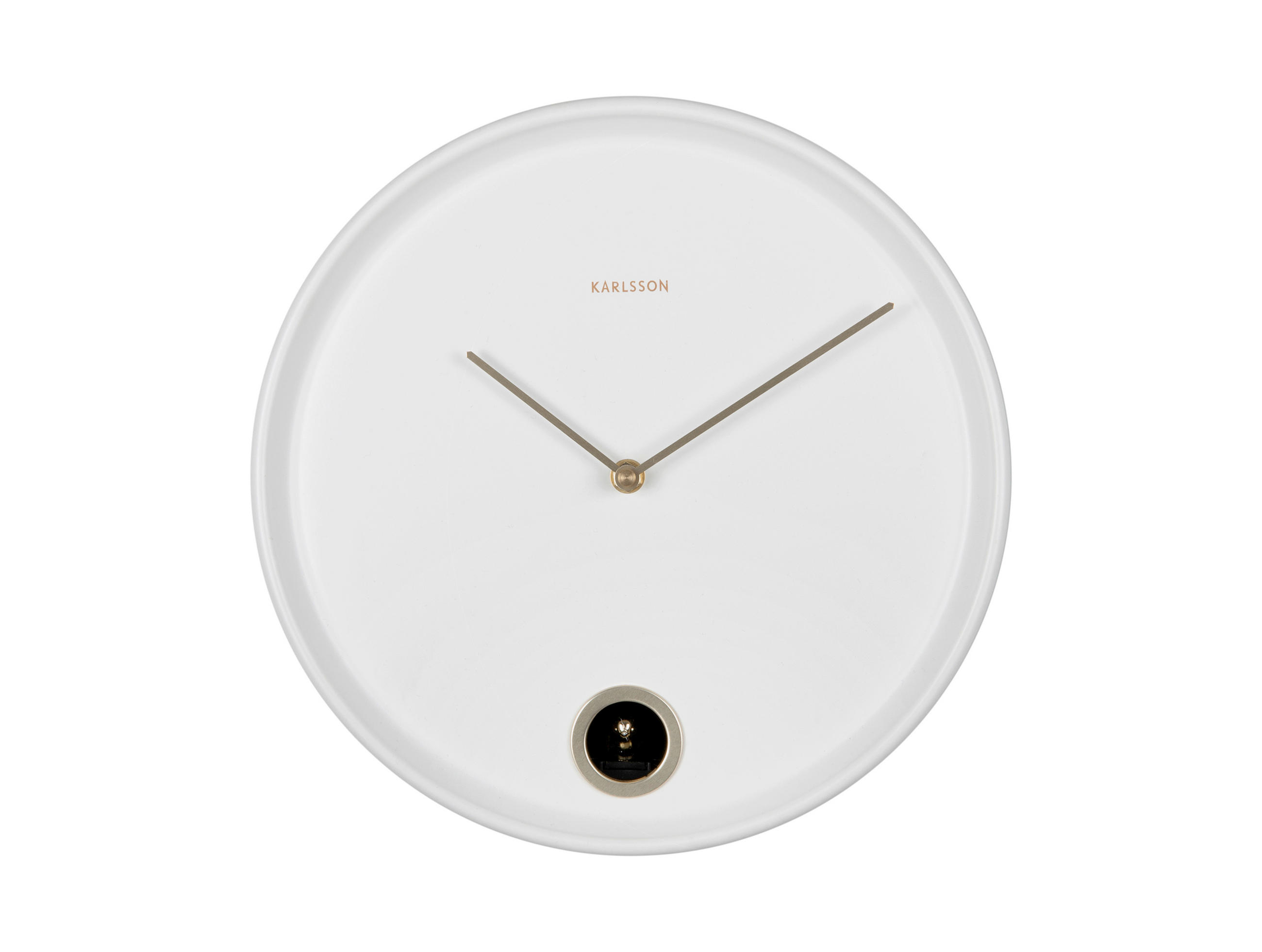 WANDUHR Esencia Weiß  - Weiß, Basics, Metall (30cm) - Karlsson