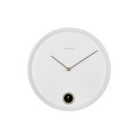 WANDUHR Esencia Weiß  - Weiß, Basics, Metall (30cm) - Karlsson