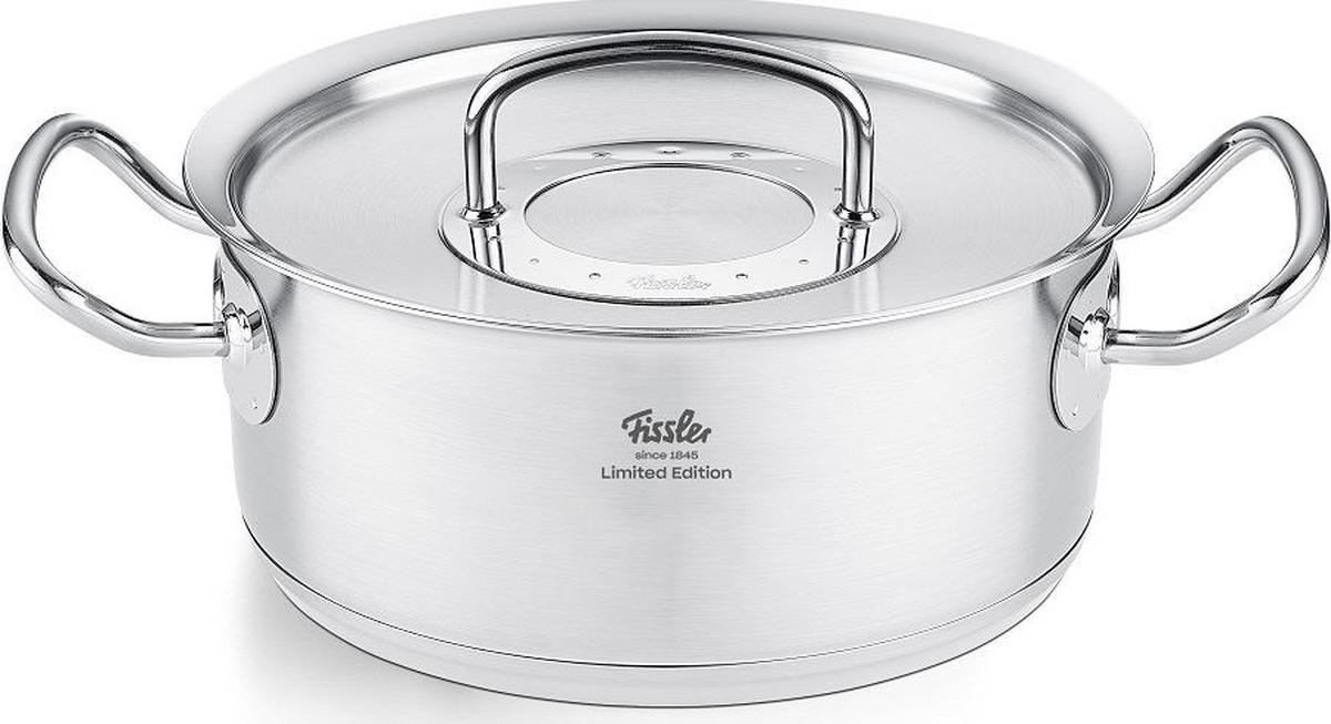 KOCHTOPFSET Original-Profi Collection® 5-teilig  - Edelstahlfarben, Basics, Metall - Fissler