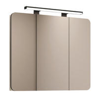 ZRKADLOVÁ SKRINKA, biela, biela, 85/74/18 cm - biela, Modern, drevo/kompozitné drevo (85/74/18cm) - Stylife