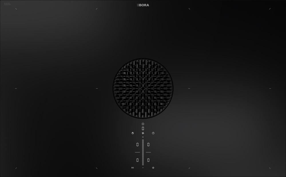 KOCHFELD-DUNSTABZUG-KOMBI PUXU2  - Schwarz, Basics, Glas/Metall (83/19,9/51,5cm) - Bora