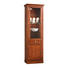 VITRINE in furniert, massiv Kirschbaum, Linde Nussbaumfarben - Chromfarben/Nussbaumfarben, LIFESTYLE, Glas/Holz (68/214/42cm) - Selva VITRINE in furniert, massiv Kirschbaum, Linde Nussbaumfarben - Chromfarben/Nussbaumfarben, LIFESTYLE, Glas/Holz (68/214/42cm) - Selva