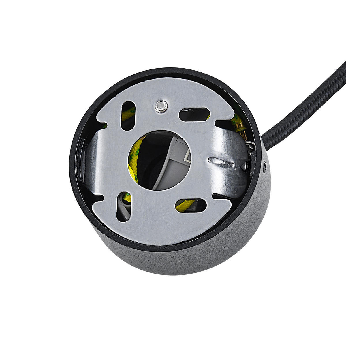 PENDELLEUCHTE CAN 6/6/185 cm   - Schwarz, Design, Metall (6/6/185cm)
