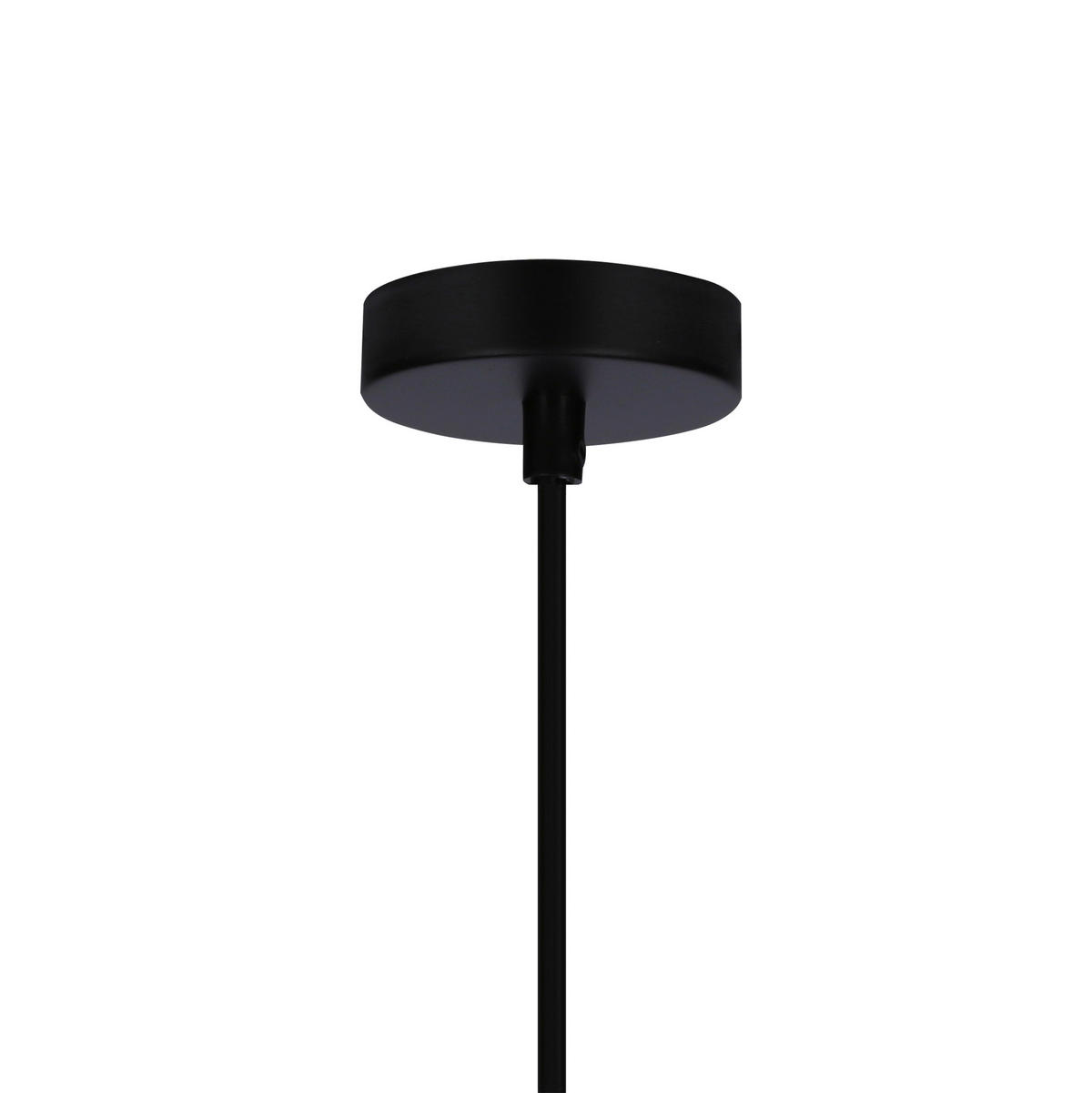 PENDELLAMPA Exeter 14.5/14.5/90 cm  - svart, Klassisk, metall/glas (14.5/14.5/90cm)