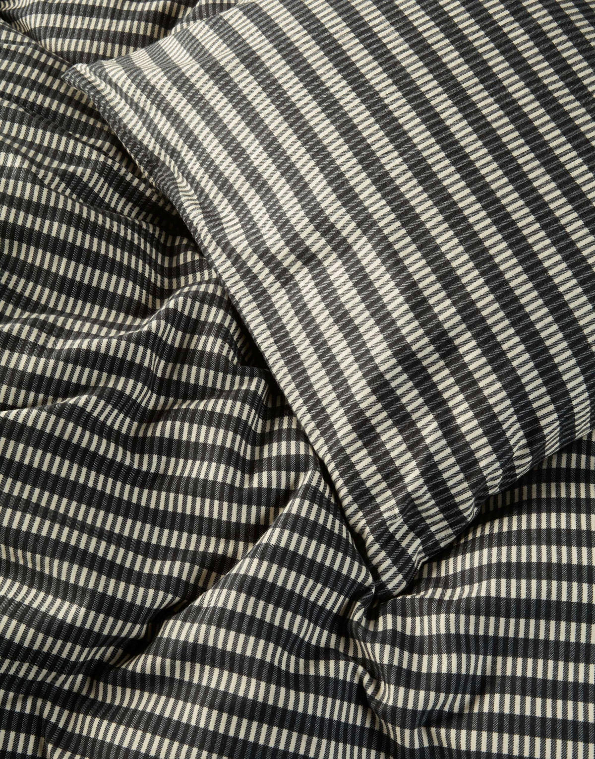 BETTWÄSCHE Olle Flanell 135/200 cm  - Schwarz, KONVENTIONELL, Textil (135/200cm) - Marc O'Polo