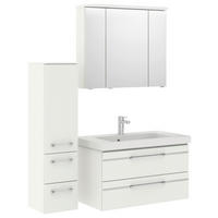 BADEZIMMER  in 122 cm  - Chromfarben/Weiß Hochglanz, KONVENTIONELL, Glas/Holzwerkstoff (122cm) - Pelipal