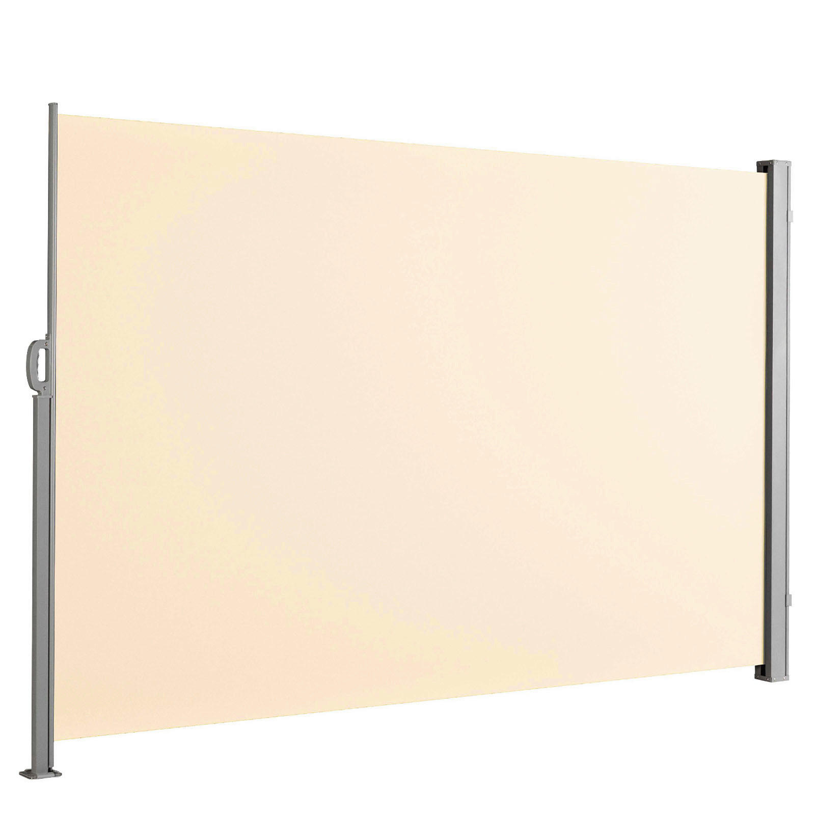 MARKISE - Beige/Silberfarben, Basics, Kunststoff/Metall (350/180cm)