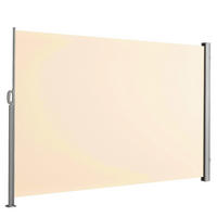 MARKISE - Beige/Silberfarben, Basics, Kunststoff/Metall (300/140cm)
