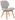 STUHL drehbar in Bouclé  - Wildeiche/Hellgrau, Design, Holz/Textil (53/87/64cm) - Carryhome