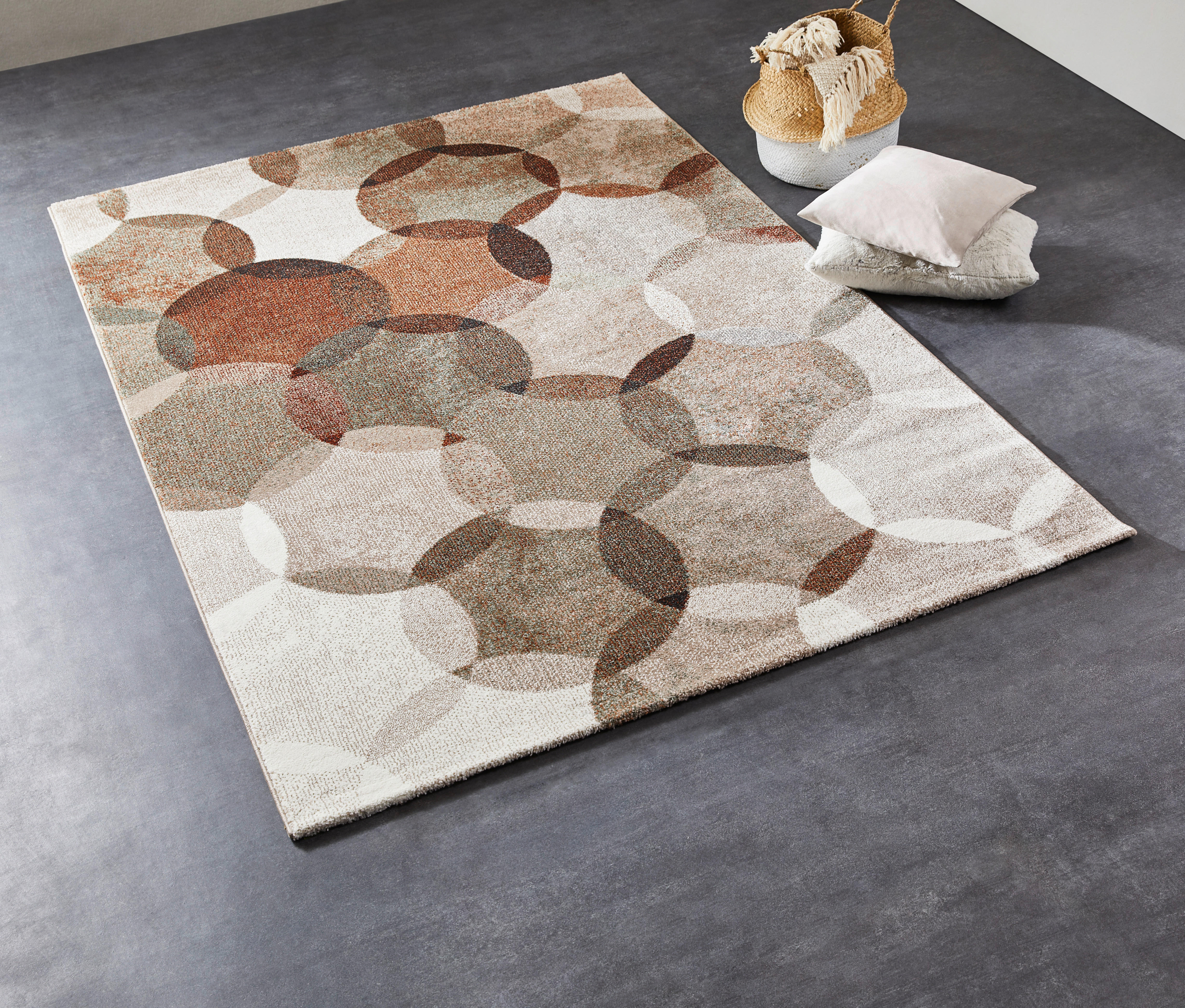 WEBTEPPICH 80/150 cm Modernina Braun, Beige, Rotbraun  - Rotbraun/Beige, Design, Textil (80/150cm) - Esprit