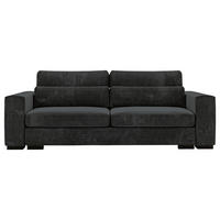 SCHLAFSOFA in Flachgewebe Schwarz  - Schwarz, Konventionell, Kunststoff/Textil (236/78/114cm) - Carryhome