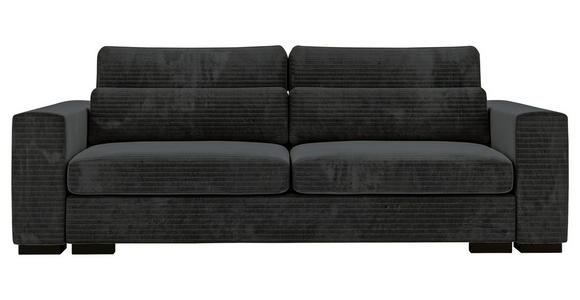 SCHLAFSOFA Flachgewebe Schwarz  - Schwarz, KONVENTIONELL, Kunststoff/Textil (236/78/114cm) - Carryhome