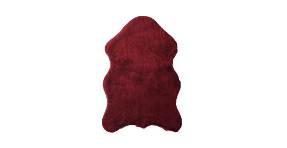 KUNSTFELL 60/90 cm Bordeaux - Bordeaux, Basics, Fell/Textil (60/90cm) - Ambia Home