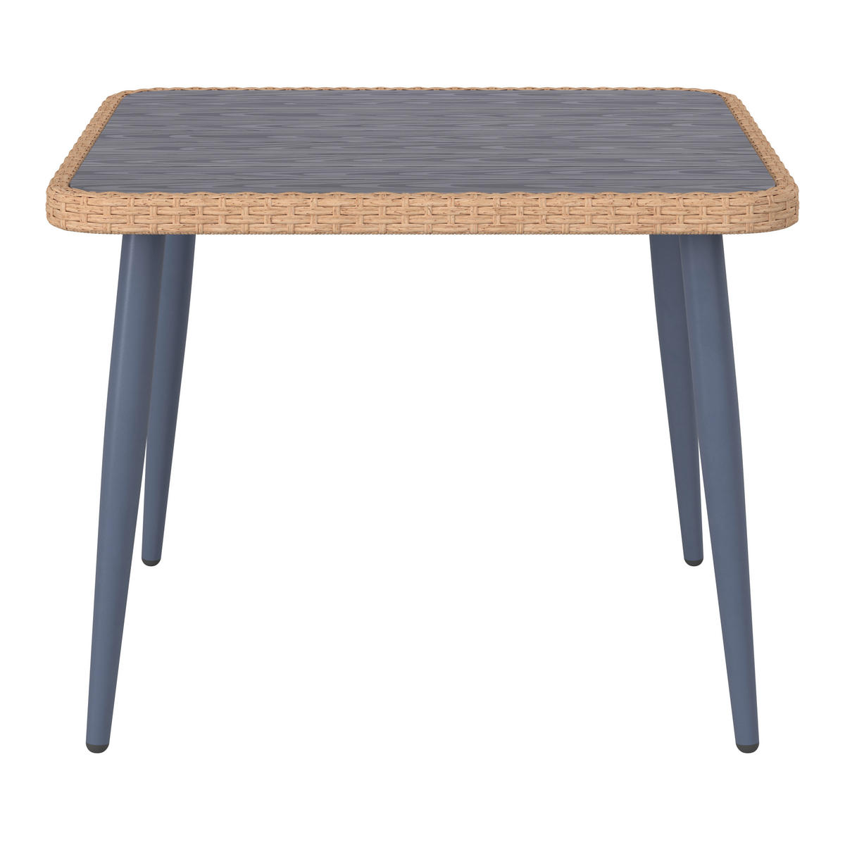 JEDÁLENSKÁ TERASOVÁ SÚPRAVA 6-dielne, kov, plast, textil - prírodná farba/svetlosivá, Modern, kov/textil - Ambia Garden