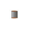 WANDLEUCHTE Sinne 10,6/3,5/17 cm   - Messingfarben/Grau, Design, Metall (10,6/3,5/17cm) - Belid