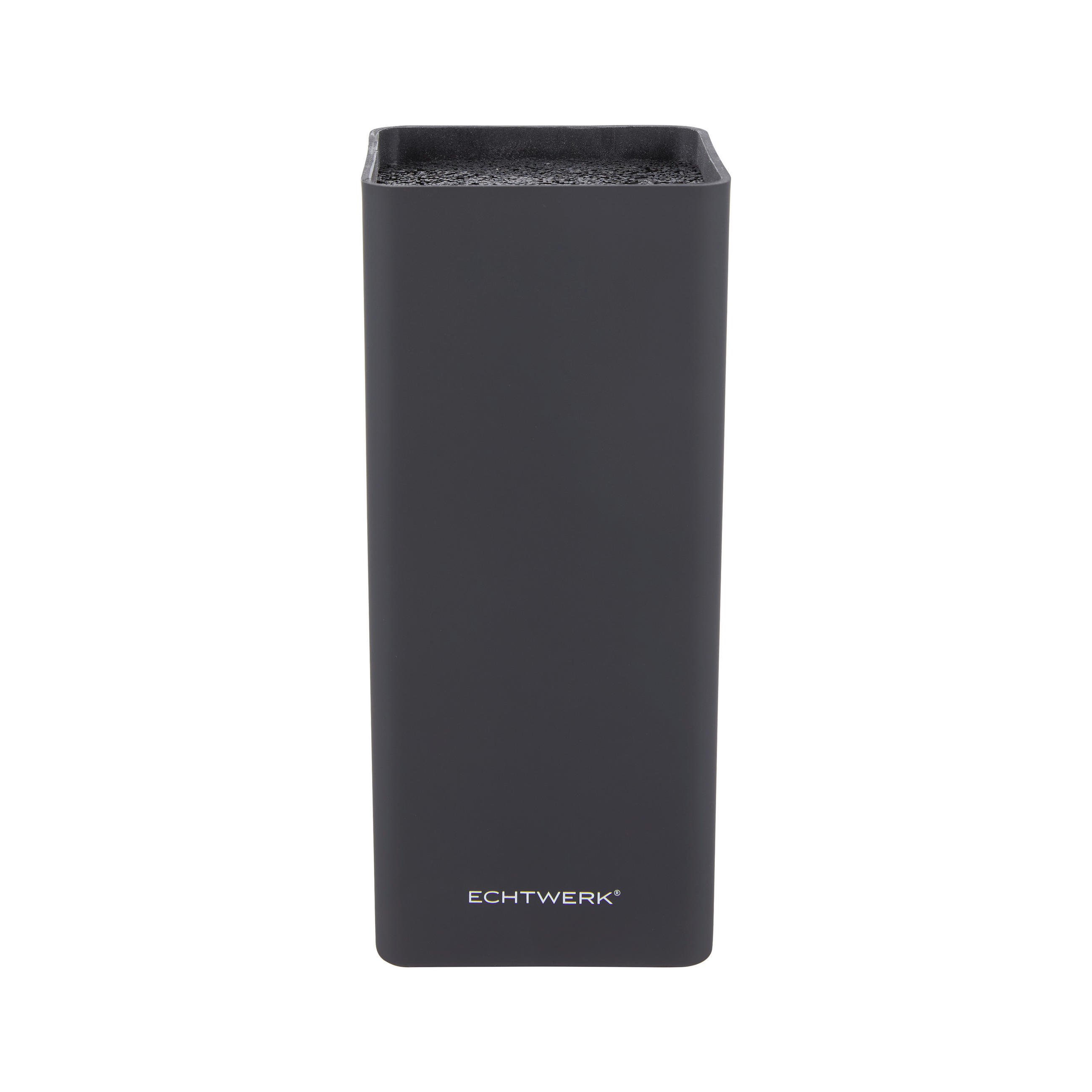 MESSERBLOCK  - Schwarz, Design, Kunststoff (22,8/10,7/10,7cm) - Echtwerk