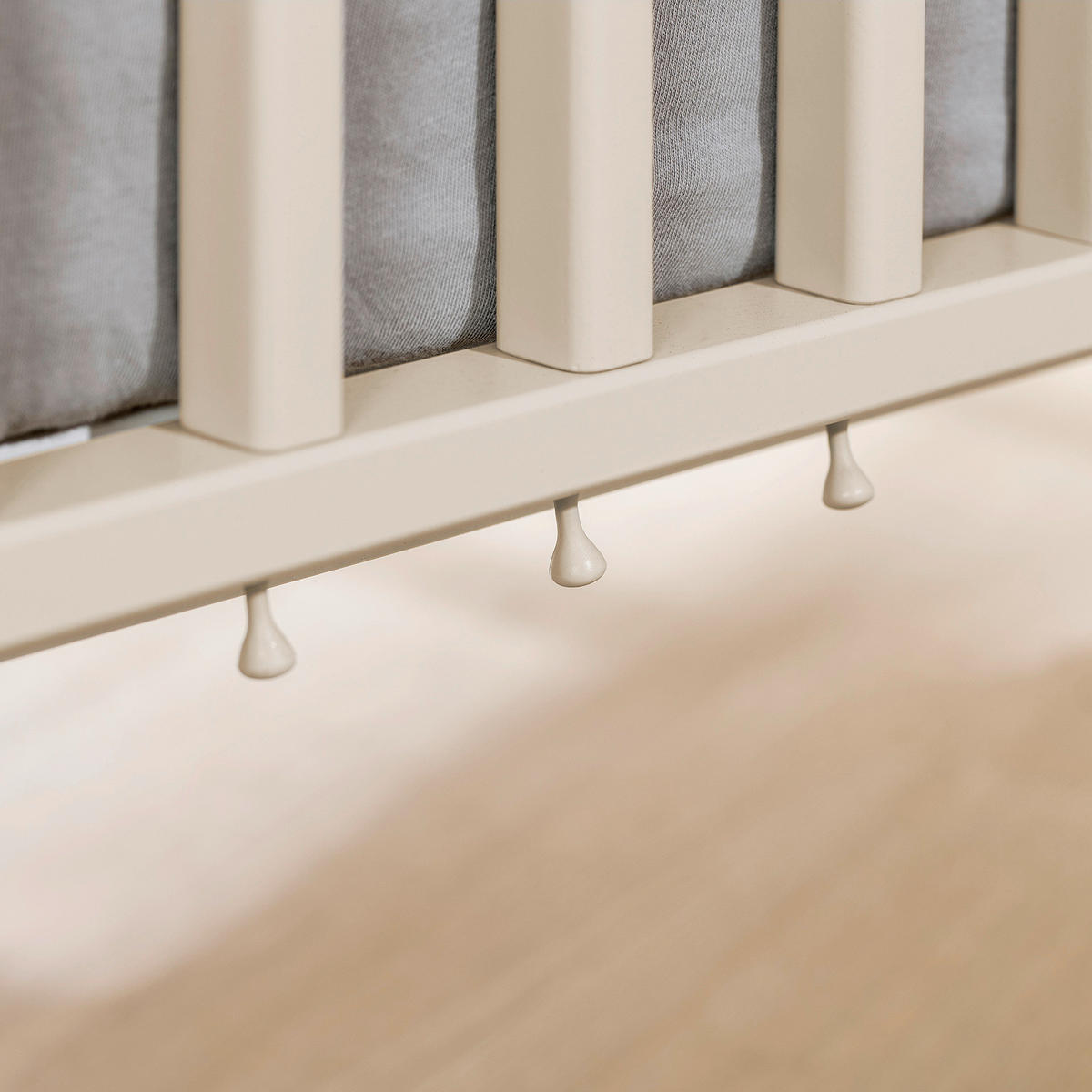 GITTERBETT Eefje 146,8/76,3/87,6 cm  - Beige, Basics, Holzwerkstoff (146,8/76,3/87,6cm) - Paidi