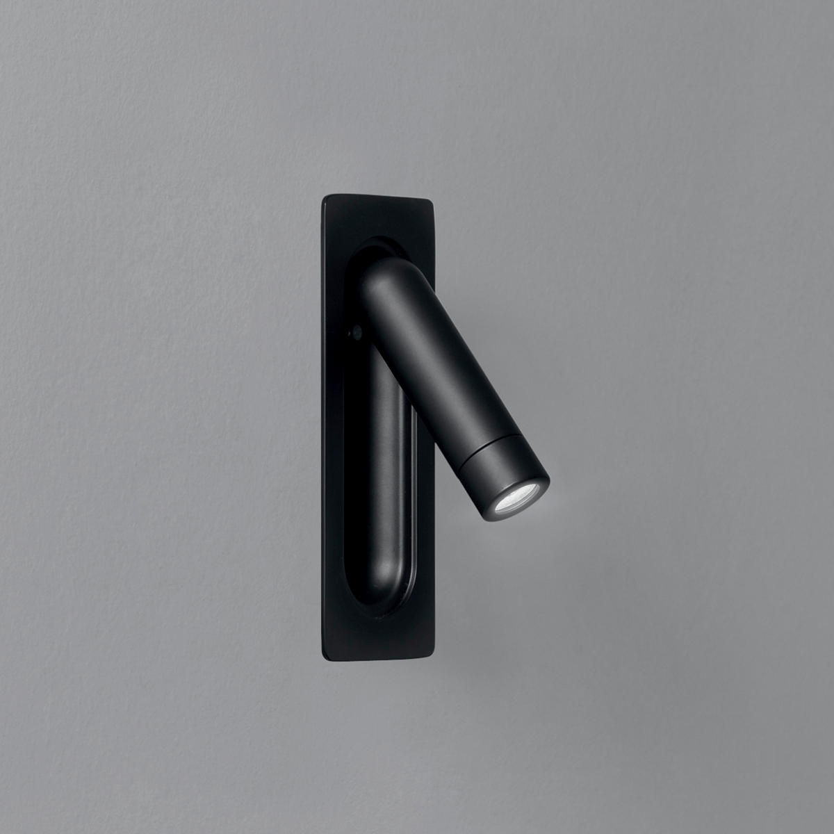 LED-WANDLEUCHTE 6,7/16,9/2,8 cm   - Schwarz, Design, Kunststoff/Metall (6,7/16,9/2,8cm)